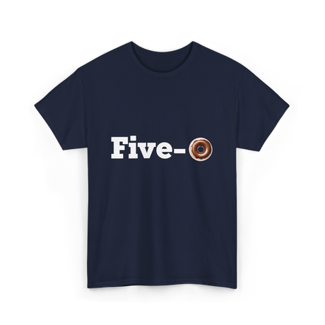 Five O Donut Police T-Shirt - Navy