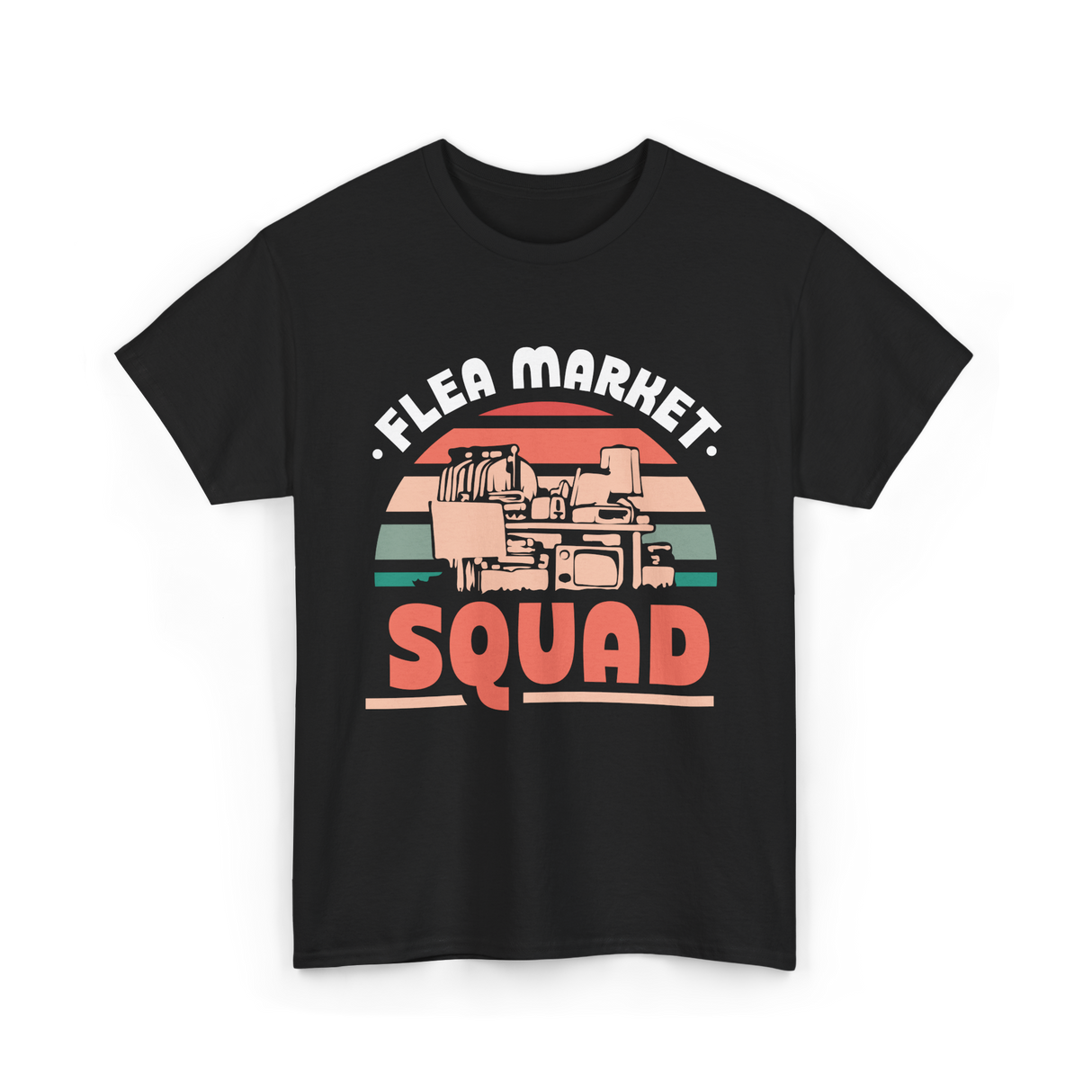 Flea Market Squad Antique Market T-Shirt - Black