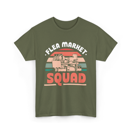 Flea Market Squad Antique Market T-Shirt - Military Green