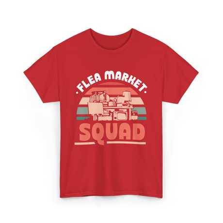 Flea Market Squad Antique Market T-Shirt - Red