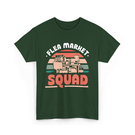 Flea Market Squad Antique Market T-Shirt - Forest Green