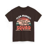 Flea Market Squad Antique Market T-Shirt - Dark Chocolate