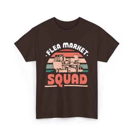 Flea Market Squad Antique Market T-Shirt - Dark Chocolate