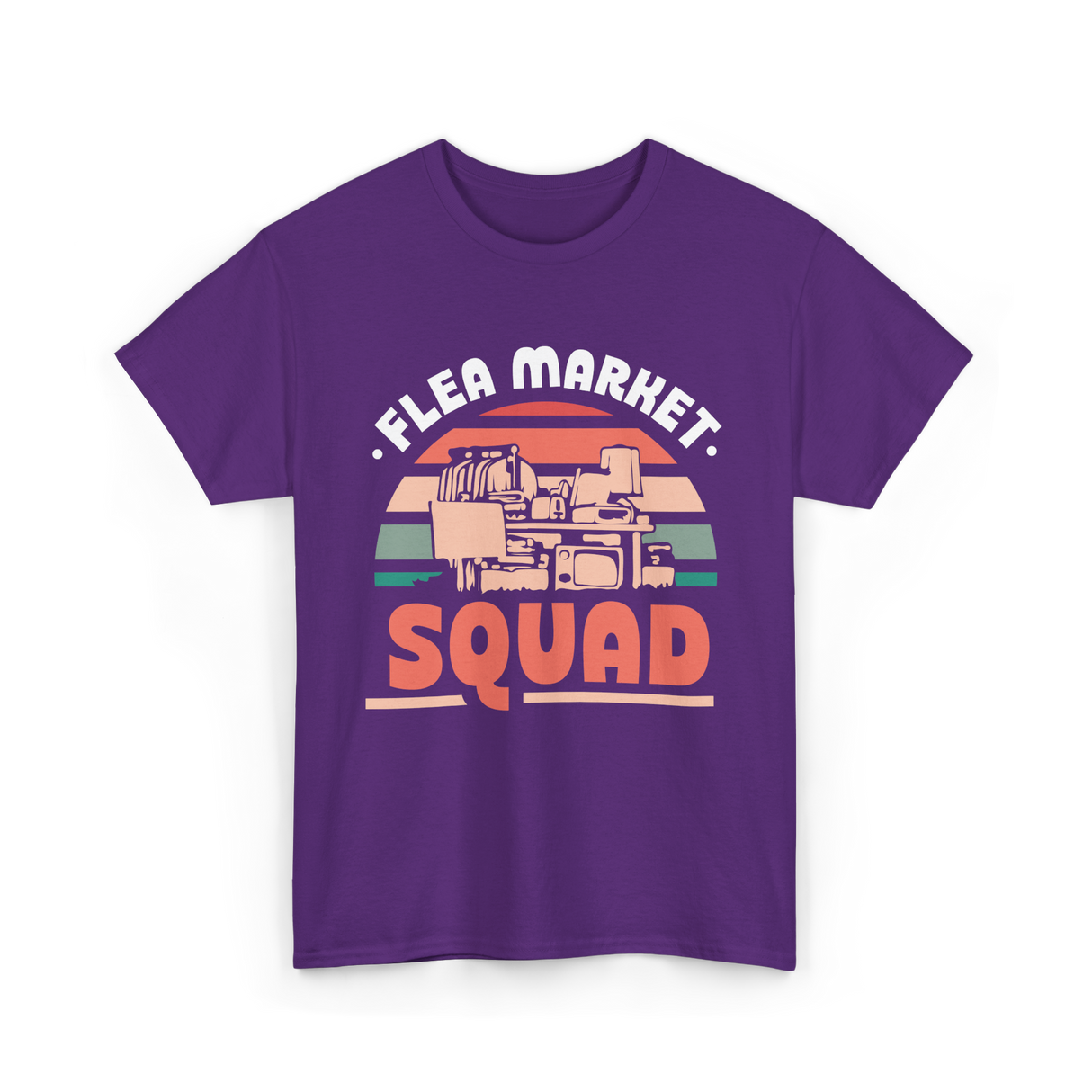 Flea Market Squad Antique Market T-Shirt - Purple