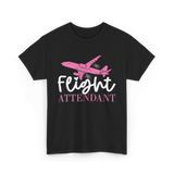 Flight Attendant Aviation Crew T-Shirt - Black