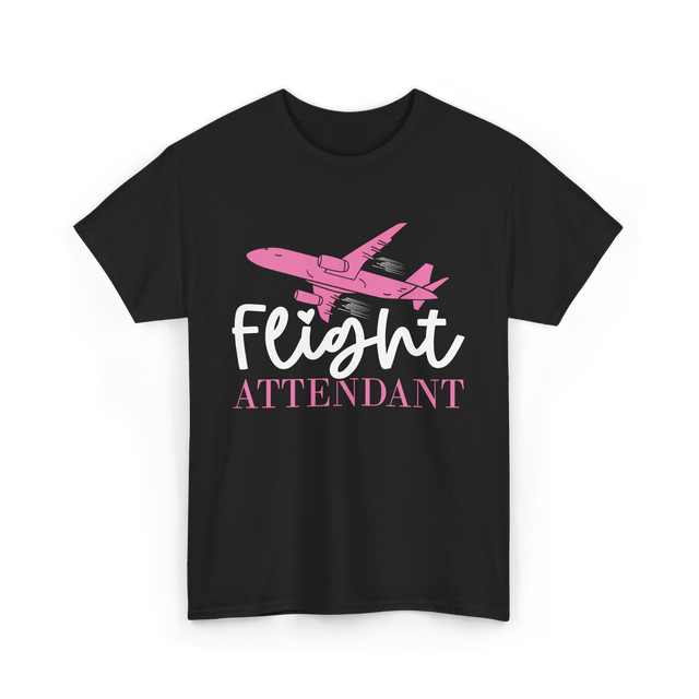 Flight Attendant Aviation Crew T-Shirt - Black