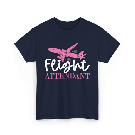 Flight Attendant Aviation Crew T-Shirt - Navy