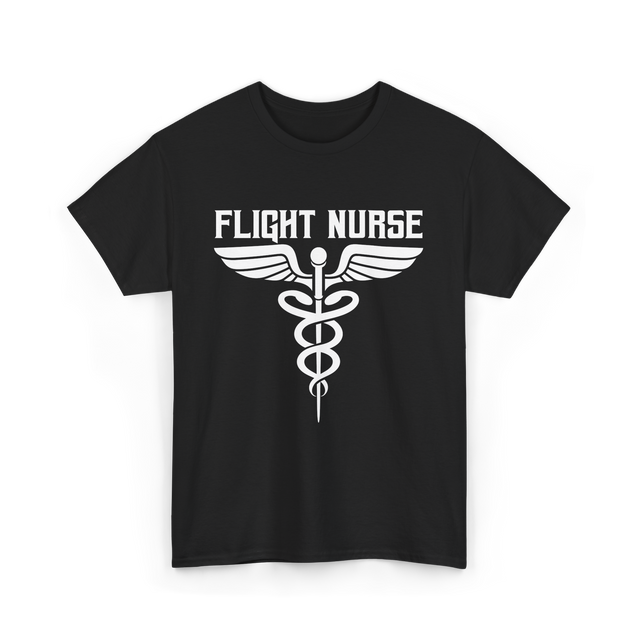 Flight Nurse Medic Healthcare T-Shirt - Black