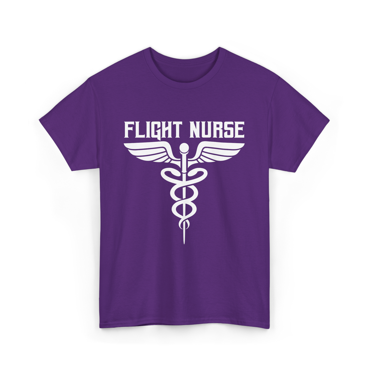 Flight Nurse Medic Healthcare T-Shirt - Purple