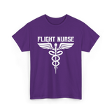 Flight Nurse Medic Healthcare T-Shirt - Purple