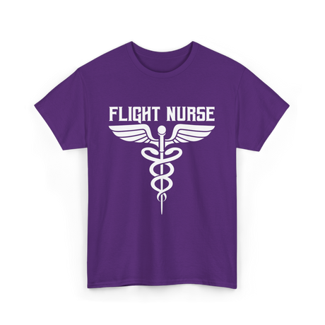 Flight Nurse Medic Healthcare T-Shirt - Purple