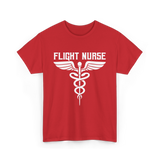 Flight Nurse Medic Healthcare T-Shirt - Red