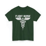 Flight Nurse Medic Healthcare T-Shirt - Forest Green