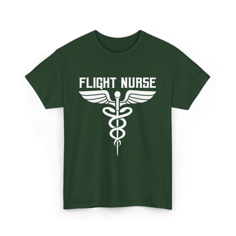 Flight Nurse Medic Healthcare T-Shirt - Forest Green