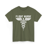 Flight Nurse Medic Healthcare T-Shirt - Military Green