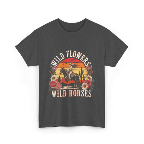 Flowers Nature T-Shirt - Dark Heather