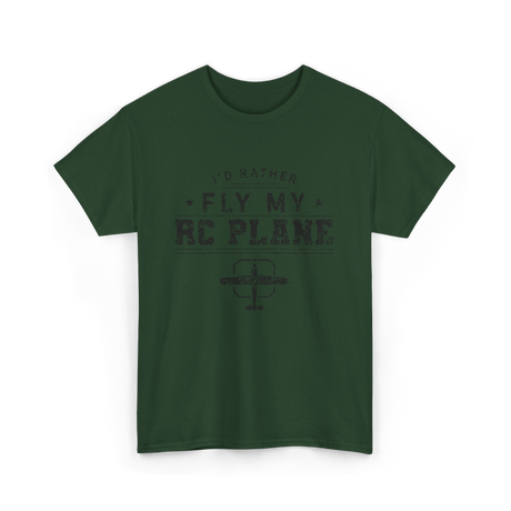 Fly My RC Plane Pilot T-Shirt - Forest Green