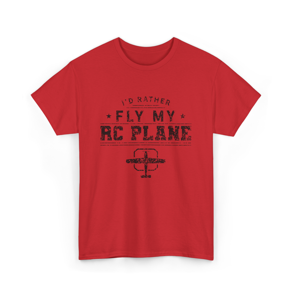 Fly My RC Plane Pilot T-Shirt - Red