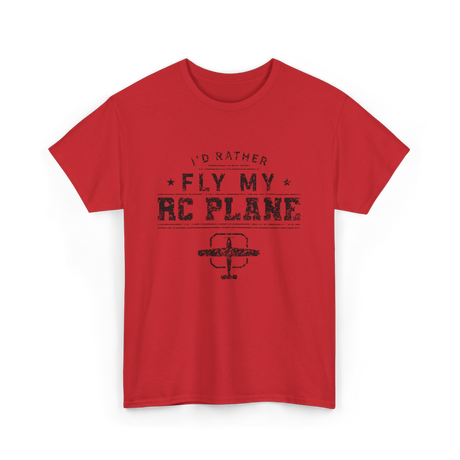 Fly My RC Plane Pilot T-Shirt - Red