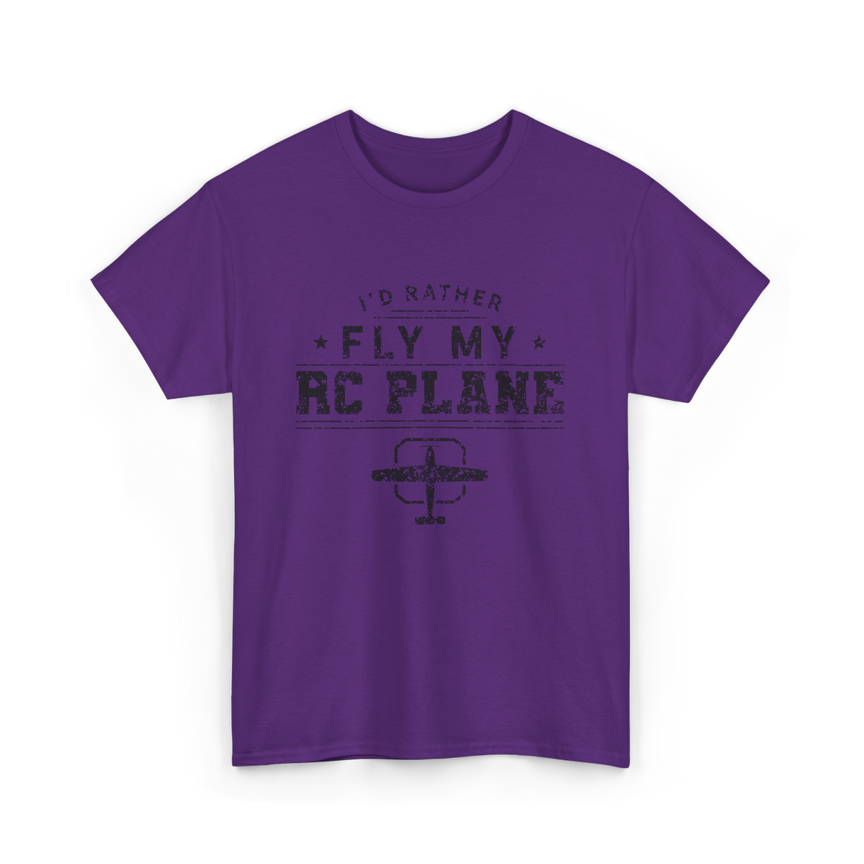 Fly My RC Plane Pilot T-Shirt - Purple