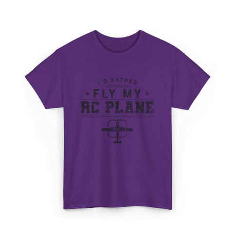 Fly My RC Plane Pilot T-Shirt - Purple