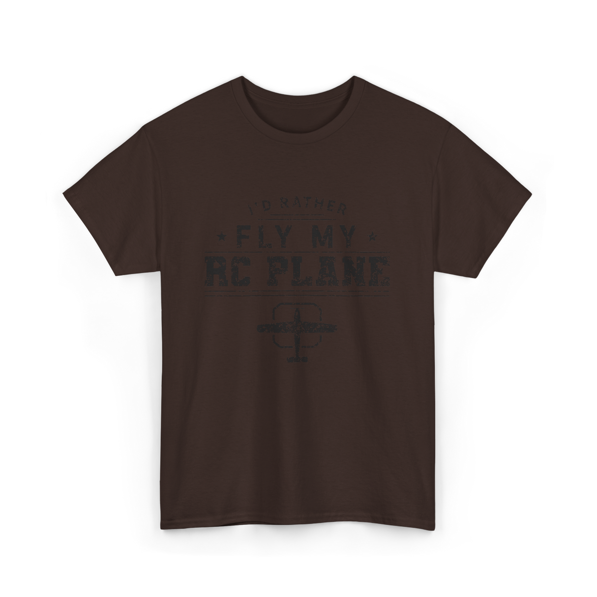 Fly My RC Plane Pilot T-Shirt - Dark Chocolate