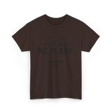 Fly My RC Plane Pilot T-Shirt - Dark Chocolate