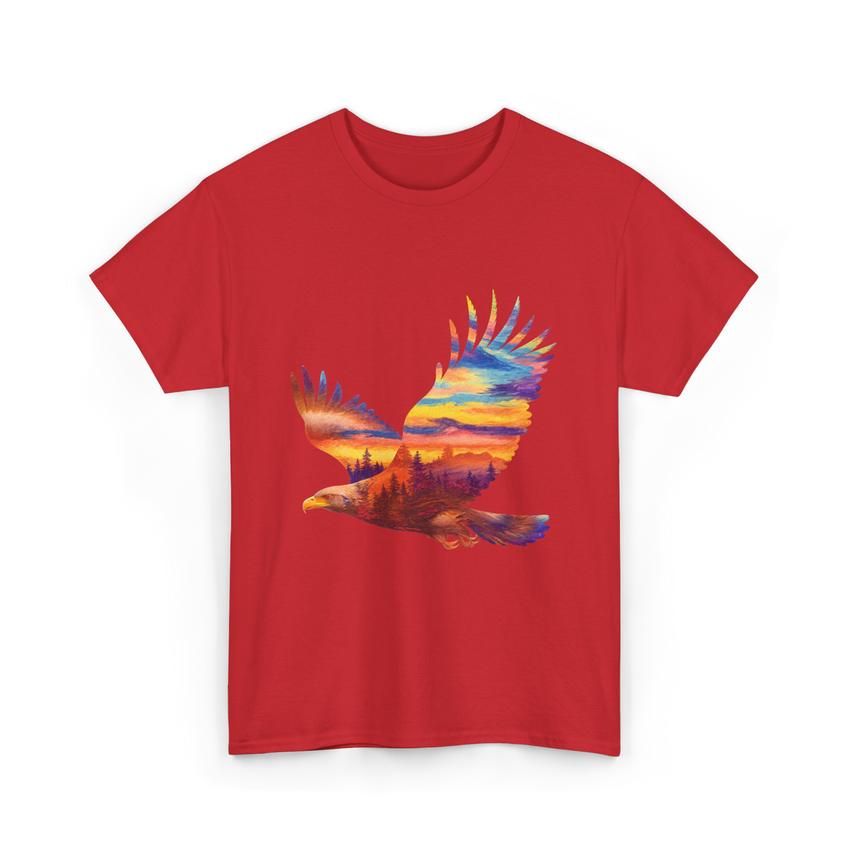 Flying Nature T-Shirt - Red