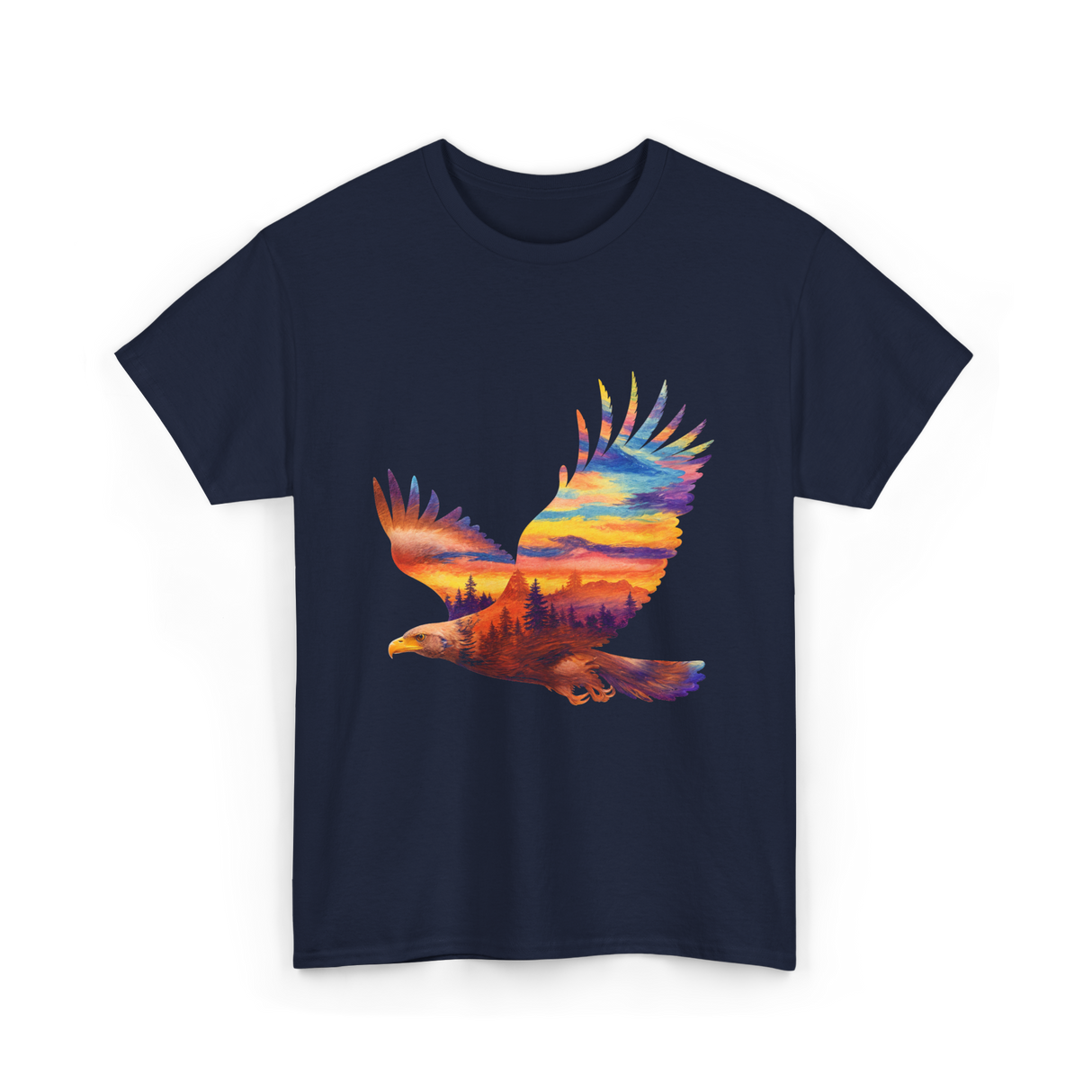 Flying Nature T-Shirt - Navy