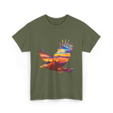 Flying Nature T-Shirt - Military Green