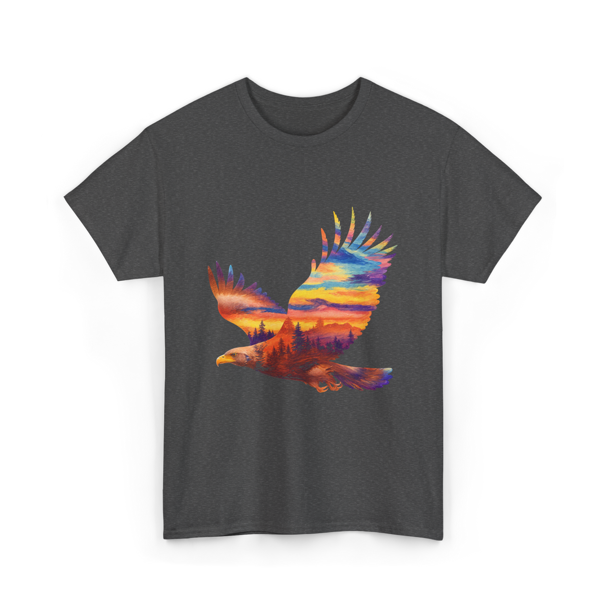 Flying Nature T-Shirt - Dark Heather