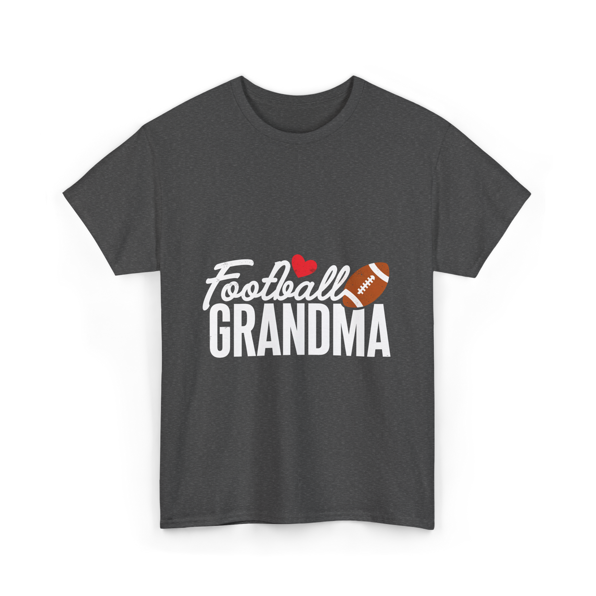 Football Grandma Football Grandma T-Shirt - Dark Heather