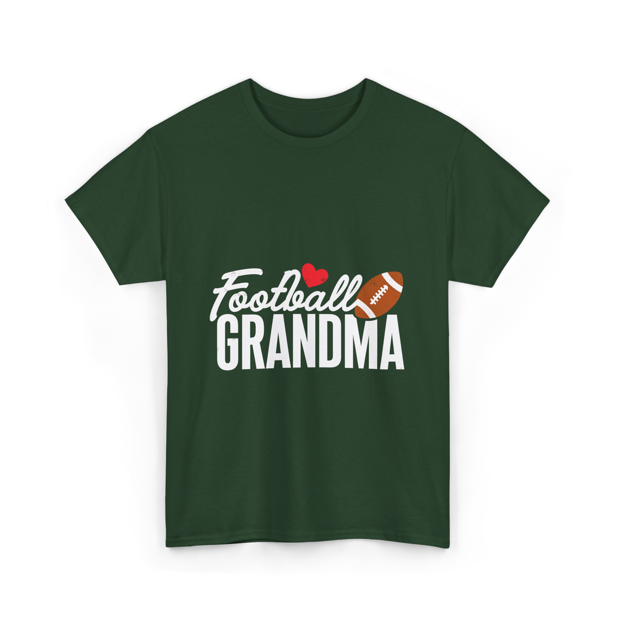 Football Grandma Football Grandma T-Shirt - Forest Green