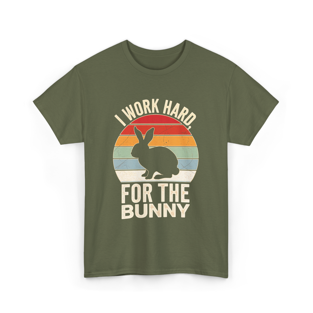 For Bunny T-Shirt - Military Green