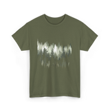 Forest Trees Nature Outdoor T-Shirt - Military Green