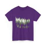 Forest Trees Nature Outdoor T-Shirt - Purple