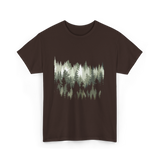 Forest Trees Nature Outdoor T-Shirt - Dark Chocolate