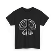 Four Seasons Peace Sign Adventure T-Shirt - Black