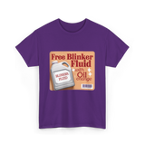 Free Blinker Fluid Mechanics T-Shirt - Purple