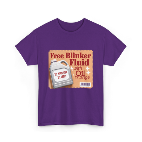 Free Blinker Fluid Mechanics T-Shirt - Purple