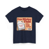 Free Blinker Fluid Mechanics T-Shirt - Navy