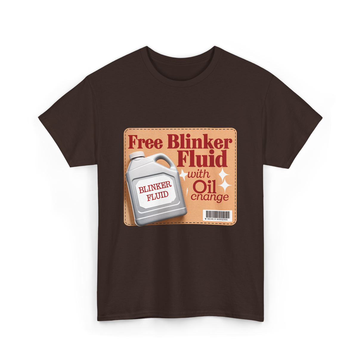 Free Blinker Fluid Mechanics T-Shirt - Dark Chocolate