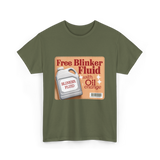 Free Blinker Fluid Mechanics T-Shirt - Military Green