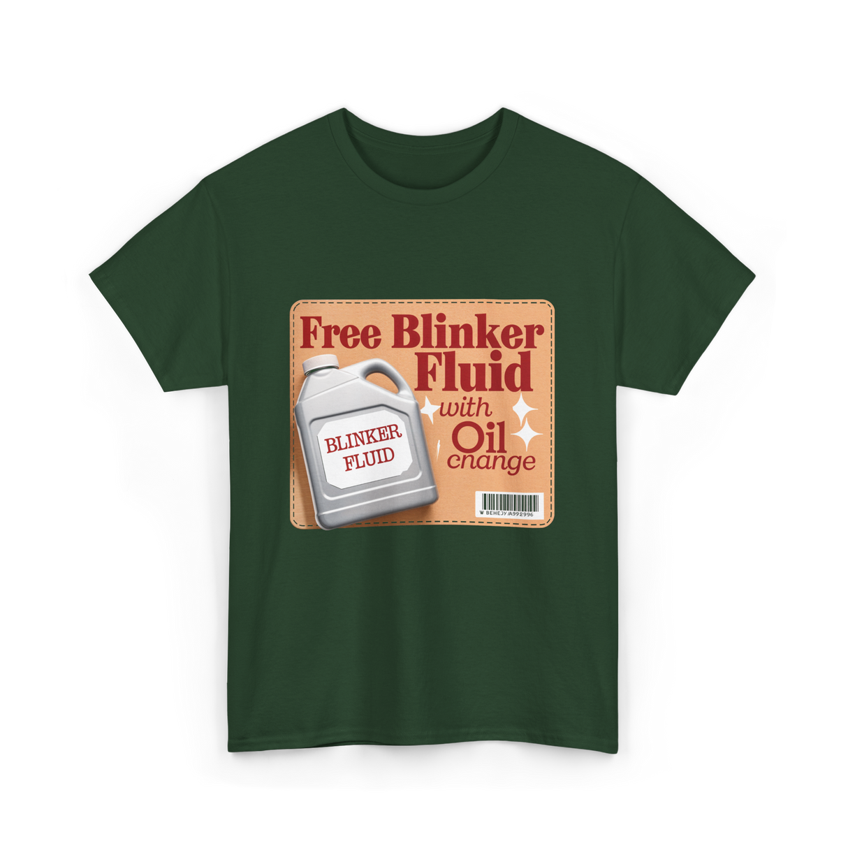 Free Blinker Fluid Mechanics T-Shirt - Forest Green