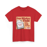 Free Blinker Fluid Mechanics T-Shirt - Red