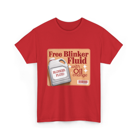 Free Blinker Fluid Mechanics T-Shirt - Red