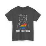 Free Dad Hugs Bear LGBT T-Shirt - Dark Heather