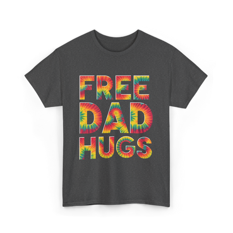 Free Dad Hugs Pride T-Shirt - Dark Heather