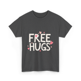 Free Hugs Kindness Love T-Shirt - Dark Heather