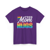 Free Mom Hugs LGBTQ Pride T-Shirt - Purple